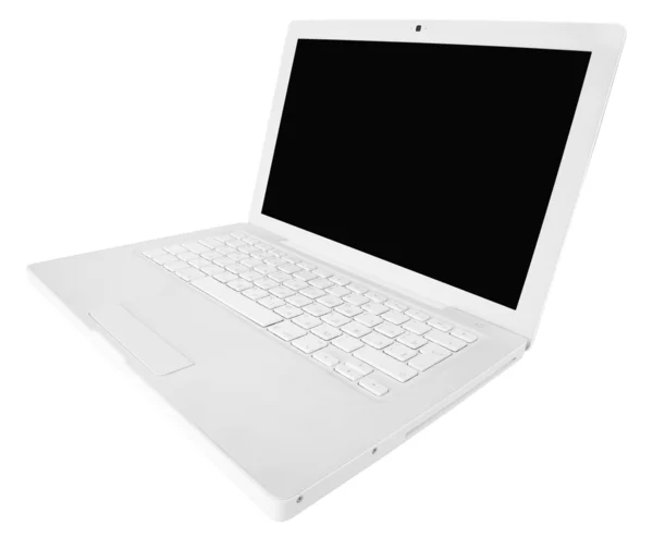 Laptop branco — Fotografia de Stock