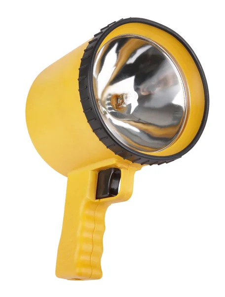 Big yellow flashlight — Stock Photo, Image