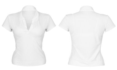 Front and back t-shirt clipart