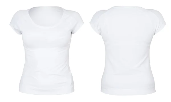 Przednia i tylna t-shirt — Zdjęcie stockowe
