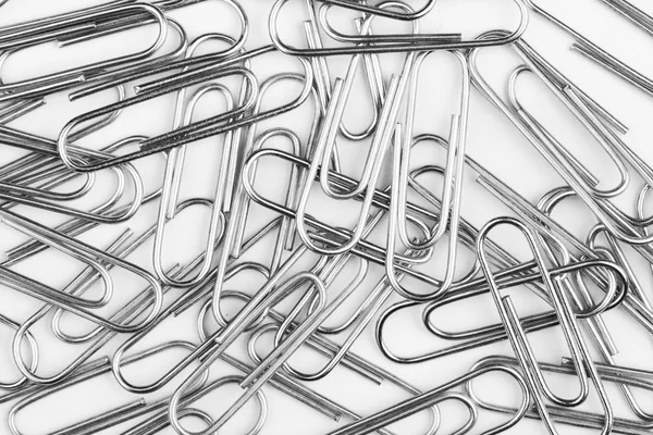 Metal paper clips — Stock Photo, Image