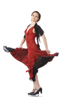 güzel flamenko dansçısı