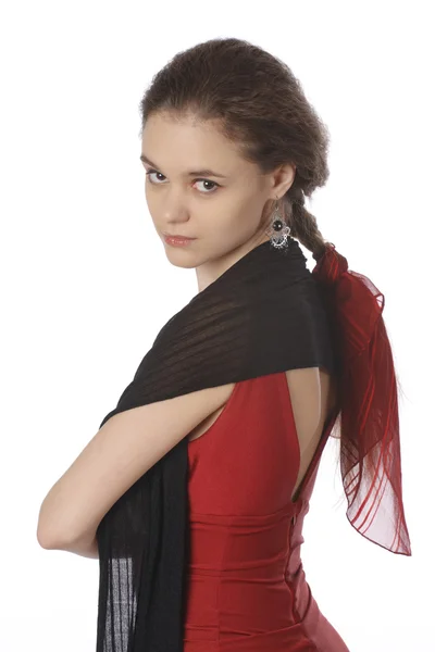 Flamenko dansçısı klasik bir poz — Stok fotoğraf