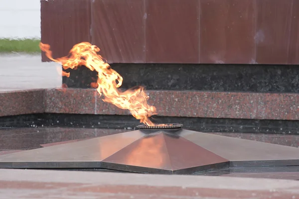 stock image Detail of the flame of eternal fire