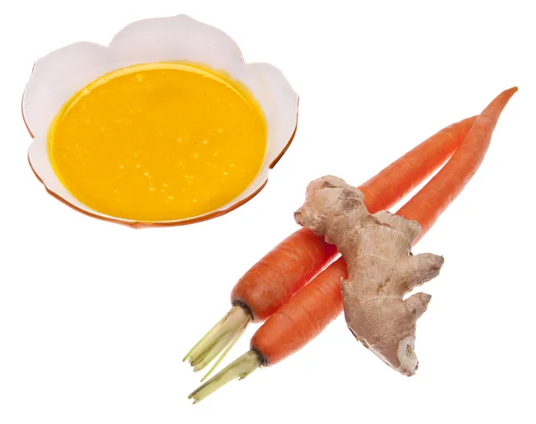 Ginger and Carrot Soup — Stock Photo, Image