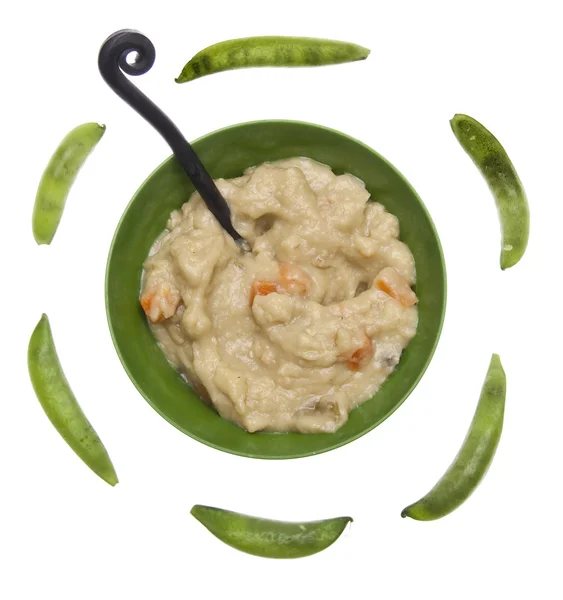 分割エンドウ豆のスープ — ストック写真