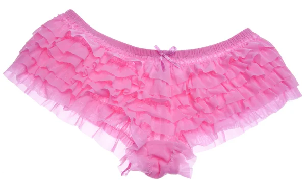 Ruffled Pink Panties — Stock Photo, Image