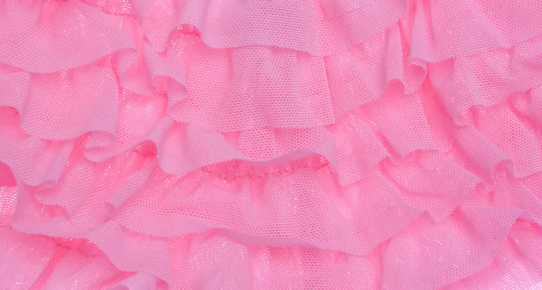 Roze ruffle detail — Stockfoto