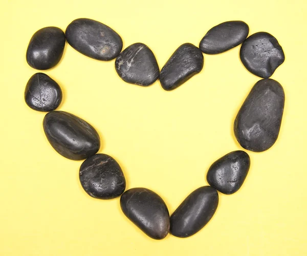 Zen Rocks em forma de coração — Fotografia de Stock