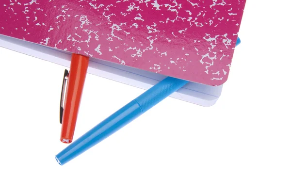 Notebook vibrante — Foto Stock