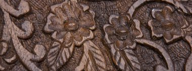 oymalı ahşap arka plan