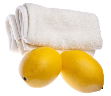 Fresh Lemon Spa Scene clipart