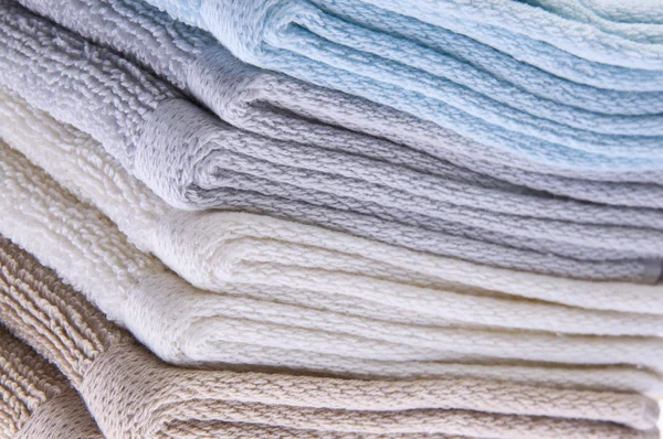 Ουδέτερα χρωματισμένα πετσέτες — Φωτογραφία Αρχείου