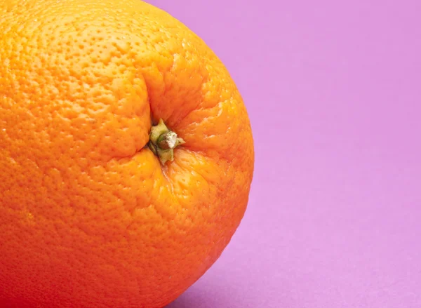 Frontiera arancione su viola — Foto Stock