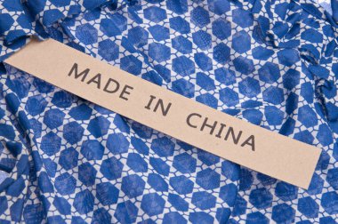 Shirt Made in China clipart