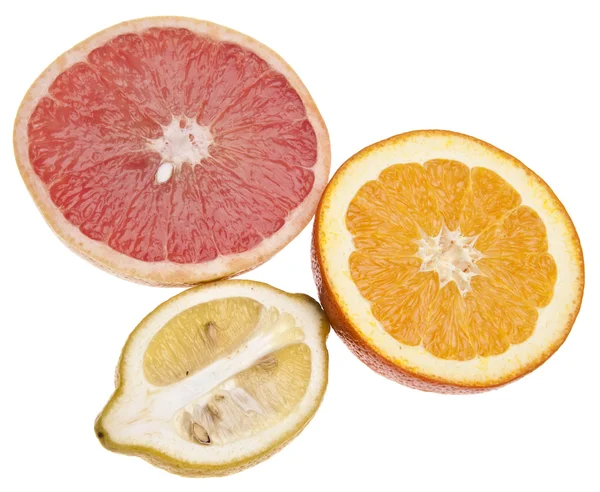 Groep van citrusvruchten — Stockfoto