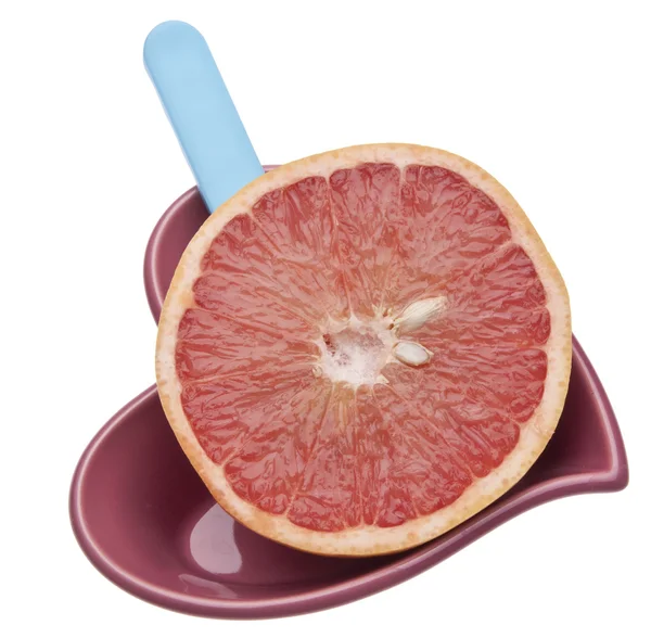 Яскраві нарізаний грейпфрут — стокове фото