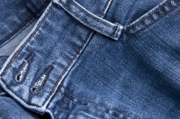 Džínové modré džíny — Stock fotografie