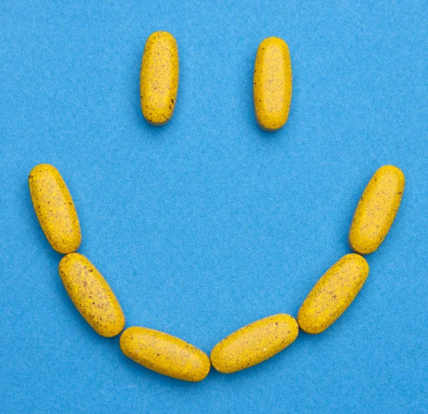 Pillole felici — Foto Stock