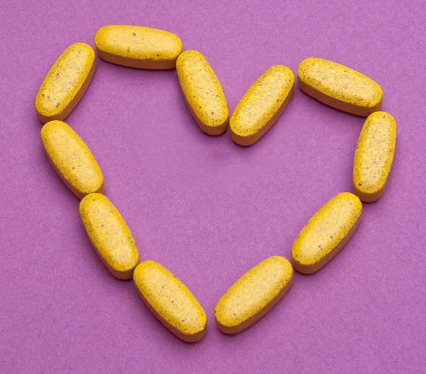 Píldoras para el corazón —  Fotos de Stock