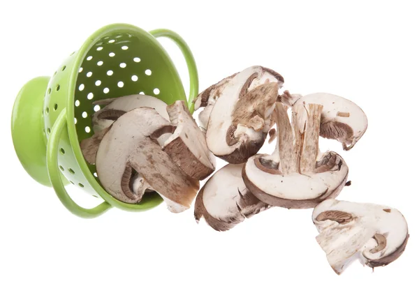 Čerstvé houby plátky — Stock fotografie