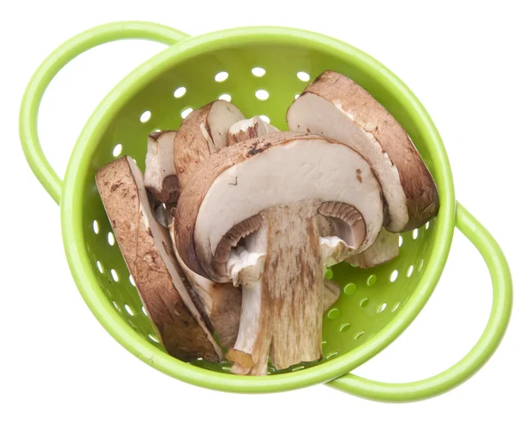 Čerstvé houby plátky — Stock fotografie