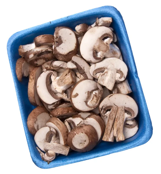 Świeże plasterki grzybów — Zdjęcie stockowe