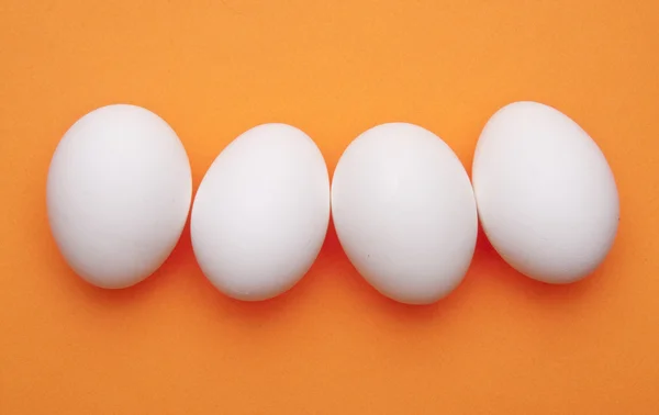 Lijn van eieren — Stockfoto