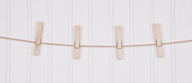 bir satıra clothespins