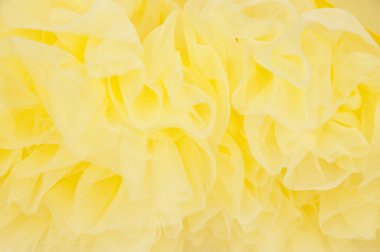 Yellow Tule Fabric Background clipart