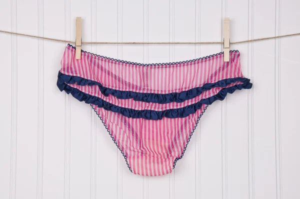 Panties on a Clothesline — Stock Photo, Image