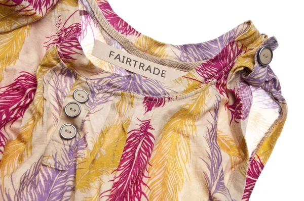 A méltányos kereskedelem ruházati koncepció — Stock Fotó