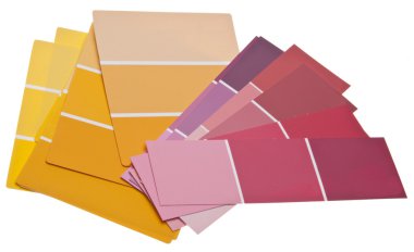 Colorful Paint Chips clipart