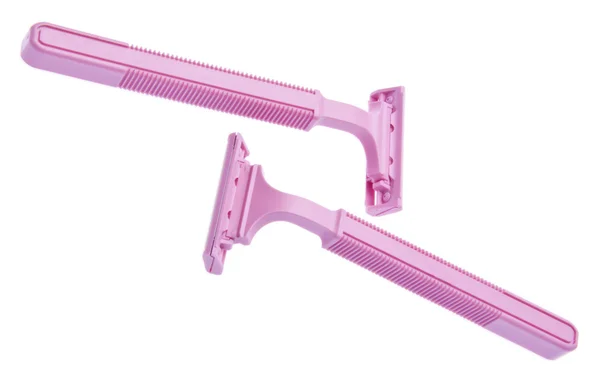 Różowy jednorazowych maszynek do golenia — Zdjęcie stockowe