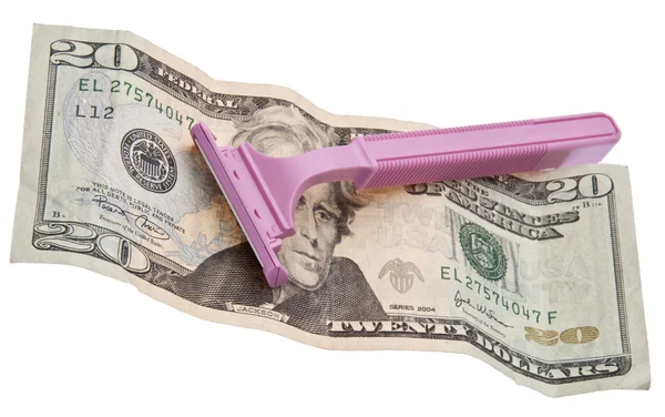 Shaving Down Costs — Stock Photo, Image