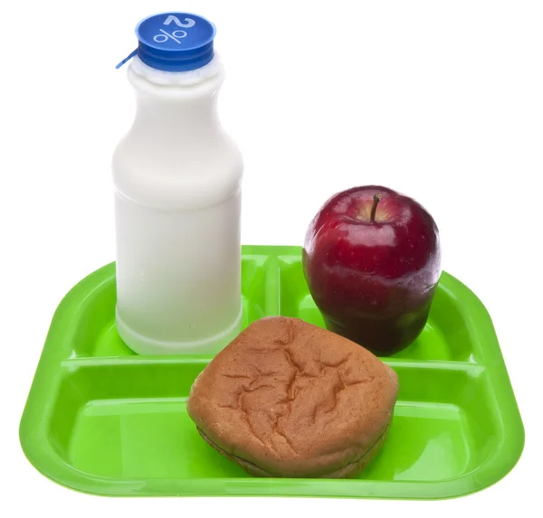 健康な学校給食 — ストック写真