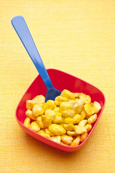 Cereal in a Vibrant Bowl — Stock Photo, Image