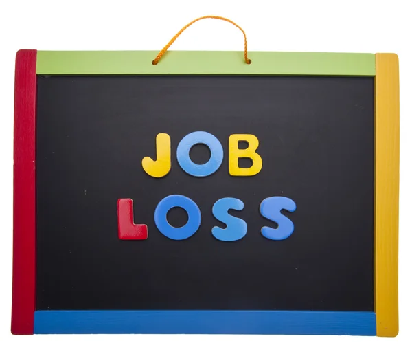 Lição sobre a perda de emprego — Fotografia de Stock