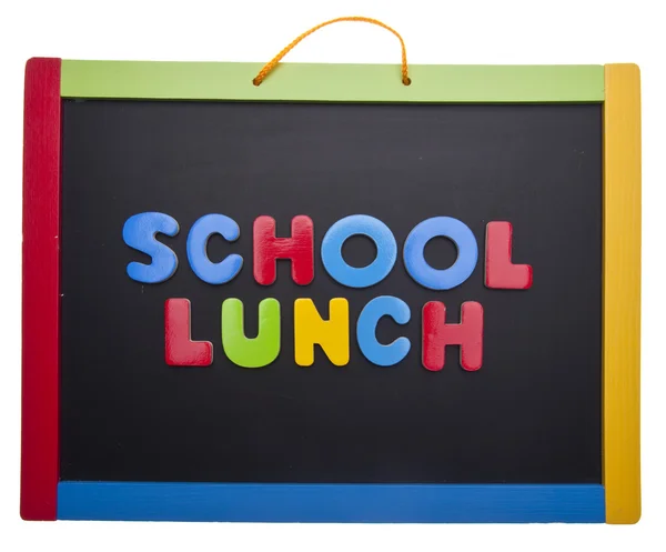 Lección sobre almuerzo escolar — Foto de Stock
