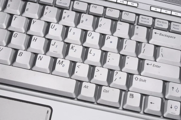 ノート パソコンのキーボードの画像 — ストック写真
