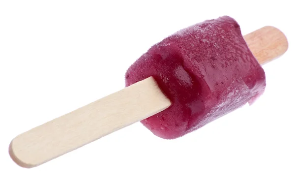 Halb gegessen Eis-Pop — Stockfoto