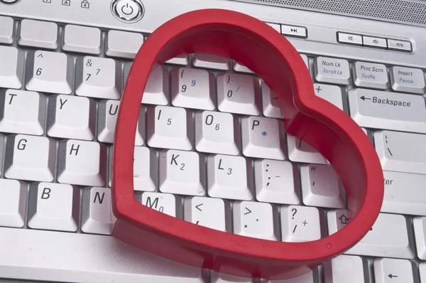 Love on the Internet Concept — Stock Photo, Image