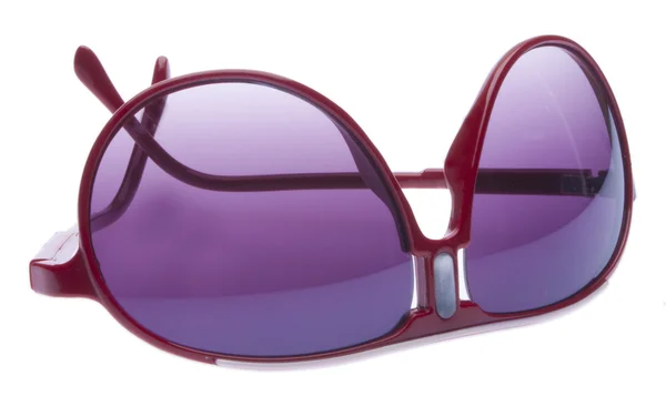 Óculos de sol da moda vermelha — Fotografia de Stock