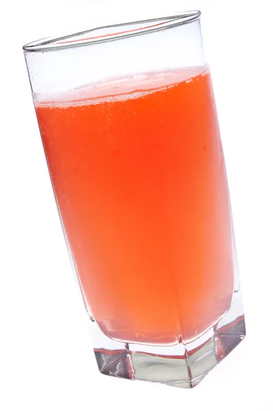 Drinken van koolzuurhoudende grapefruit — Stockfoto