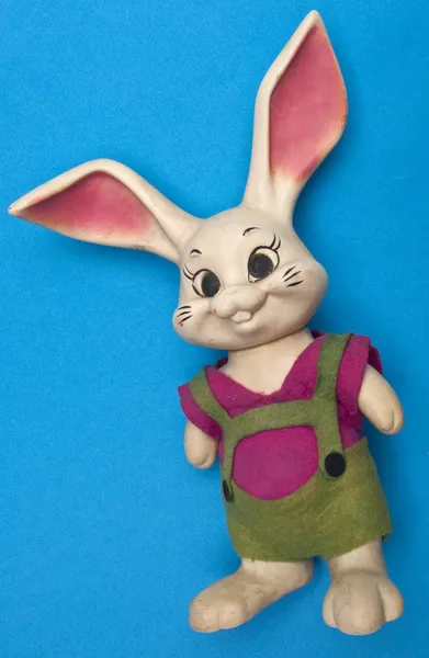 Vintage bunny leksak — 图库照片
