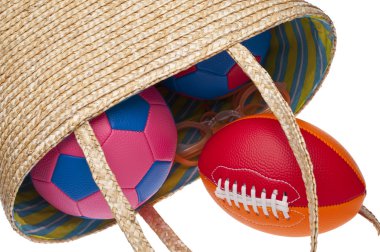 Beach Bag Full of Sporting Gear