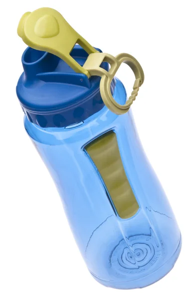 Синій пляшку води — стокове фото