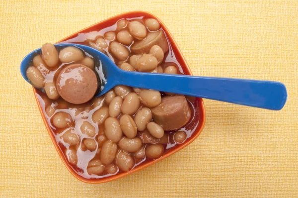 Franks and Beans — Stock Photo, Image