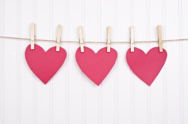 Hearts Hanging clipart