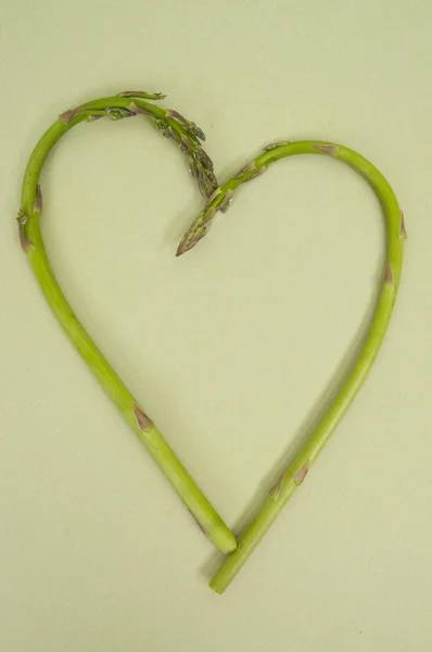 Asparagus Heart — Stock Photo, Image